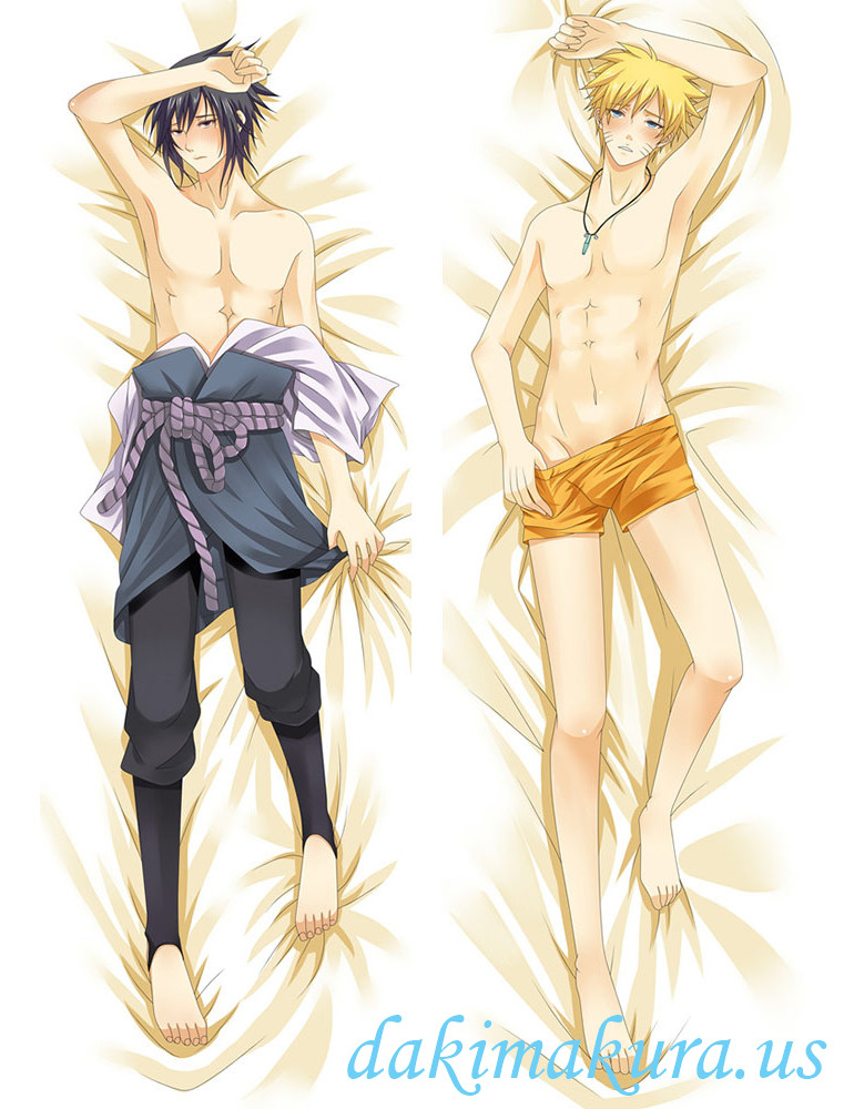 Naruto and Sasuke - Naruto Male Anime Dakimakura Japanese Hugging Body Pillow Cover